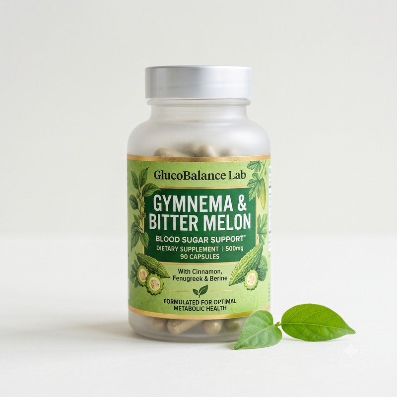 Gymnema and Bitter Melon bottle